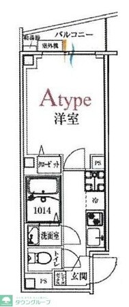 b’CASA王子IIの物件間取画像